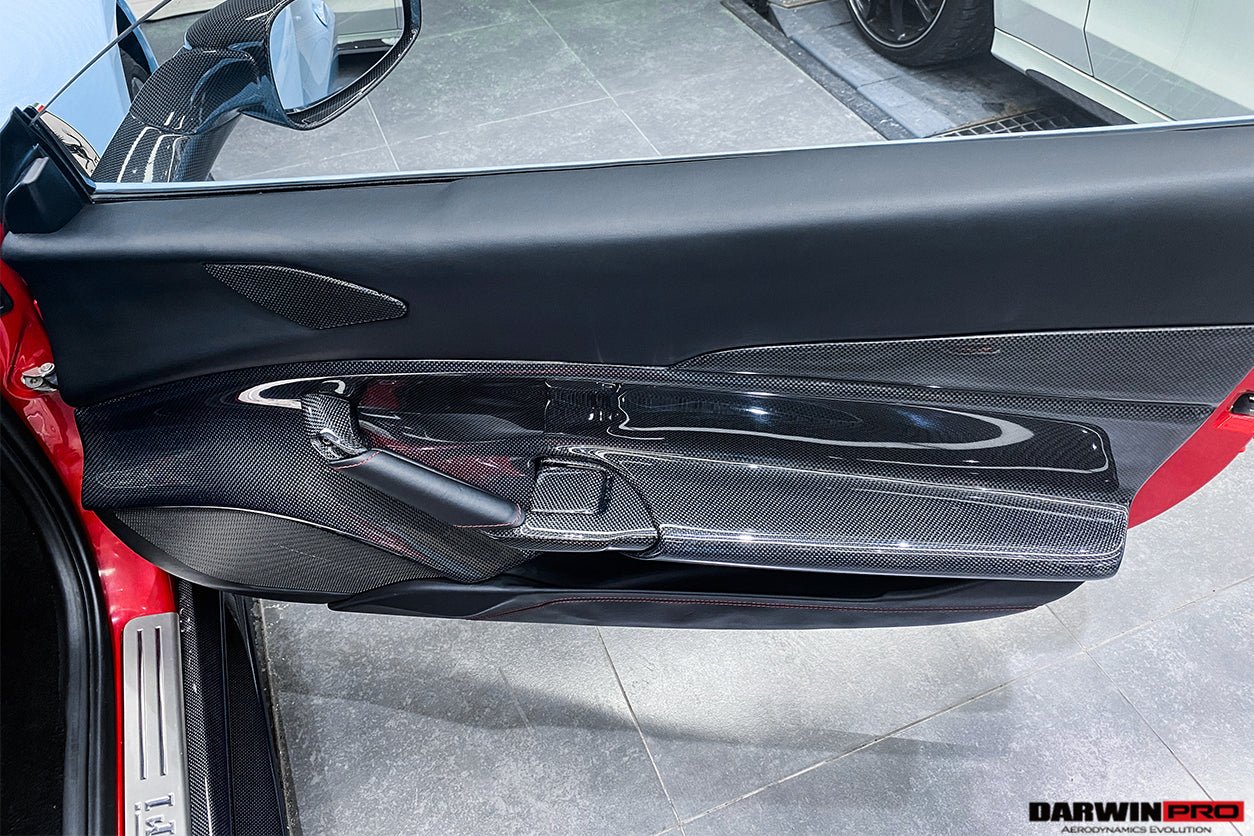 2015 - 2020 Ferrari 488 GTB & Spyder Carbon Fiber Door Panel Interior